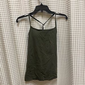Aerie army green work out tank
